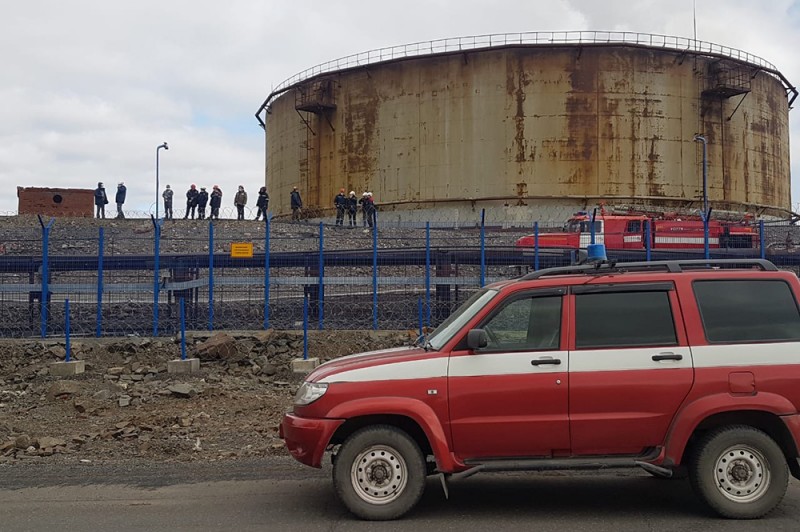 29 мая на ТЭЦ-3 в районе «Надежды» была повреждена цистерна с топливом 