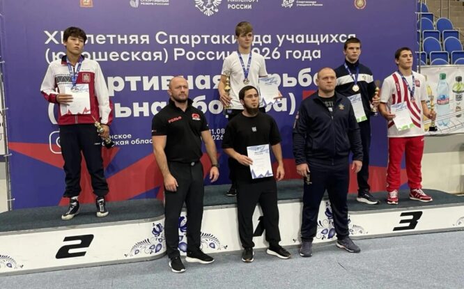 Две «серебра» для Норильска: итоги финала спартакиады по вольной борьбе
