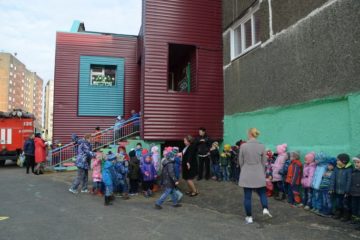 Таймырские дошкольники играли в “эвакуацию”