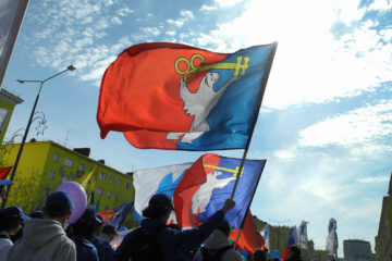 Полвека назад у Норильска появился свой герб – белый медведь