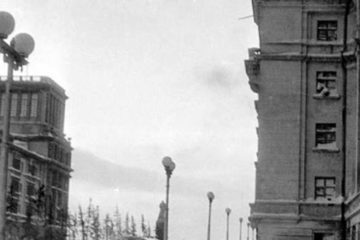 В 1953 году в Норильске появились первые уличные фонари