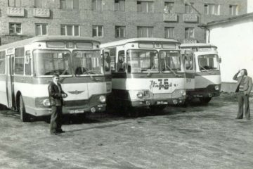 Первая автостанция Норильска находилась на Ленинском проспекте