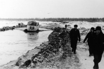 Дорога в Талнах раньше была испытанием для водителей и пассажиров