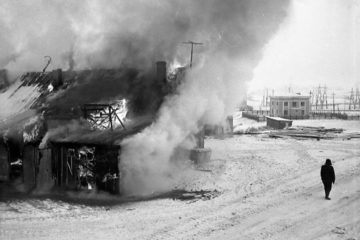 В 1960-х годах поселки вокруг Норильска активно сжигали