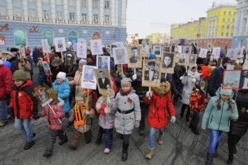 Норильск готовится к очному формату «Бессмертного полка» в честь 80-летия Победы