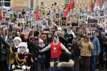 Тысячи норильчан прошли в колонне «Бессмертного полка»