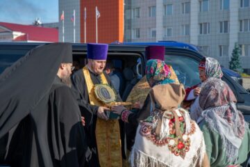 Таймыр встретил ковчег с мощами святителя Тихона