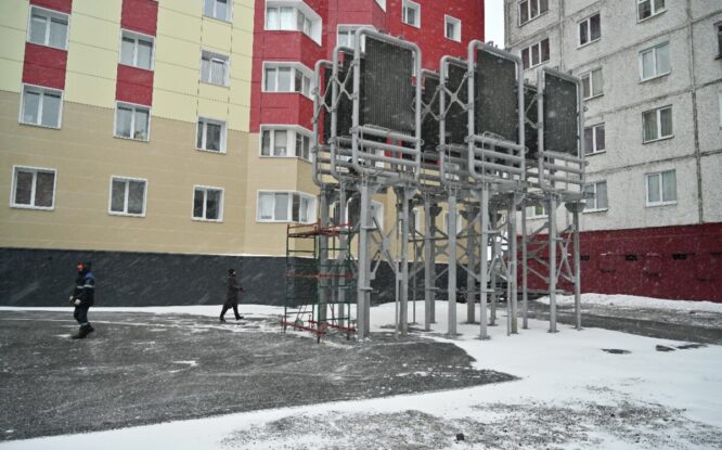 Еще два жилых дома в Талнахе будут прочно стоять на ногах