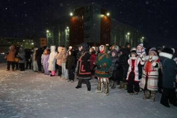 В Дудинке прошел этнический праздник «Прощание с Солнцем»