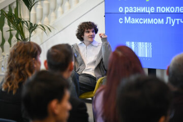 Известный блогер Максим Лутчак встретился со школьниками Норильска