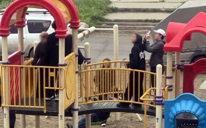 Очередные случаи вандализма на детских площадках зафиксировали в Дудинке