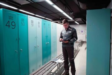 Современные гардеробные блоки в АТО «НПТБТ» обустроили по программе «Сделано с заботой»