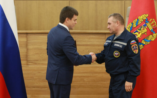 Норильский спасатель Роман Лазуков получил благодарность от президента Владимира Путина