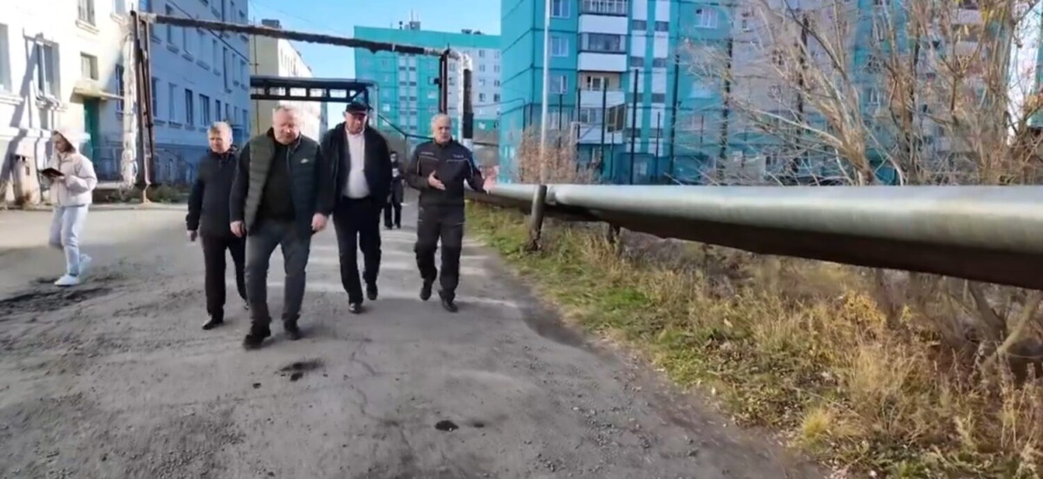 В Дудинке проверили уборку территорий, находящихся в пользовании «Таймырбыта»
