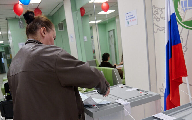 Явка на избирательные участки Большого Норильска составила рекордные 59,34%.