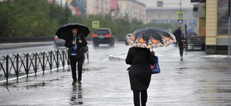 Суббота и воскресенье в Норильске будут пасмурными, дождливыми и ветреными