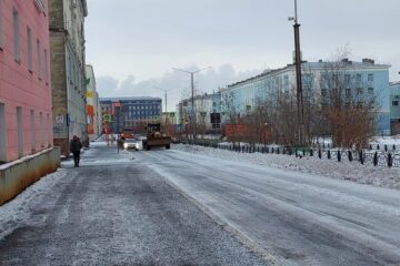 Выходные в Норильске будут пасмурными, ветреными и снежными